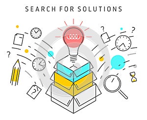 Search for solutions