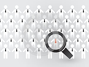 Search for suitable employees