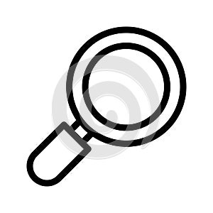 Search vector line icon