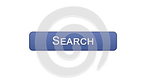 Search web interface button violet color, internet monitoring, site design