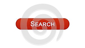 Search web interface button wine red color, internet monitoring, site design