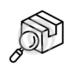 Searching box Isolated Vector icon which can easily modify or edit