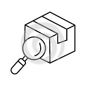 Searching box Isolated Vector icon which can easily modify or edit