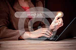 Searching Browsing Internet Data Information Networking Concept.