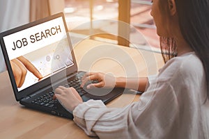 Searching browsing internet data information networking with text `JOB SEARCH`