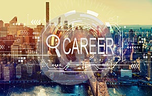 Searching career theme with New York City