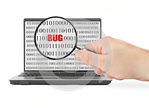 Searching for computer bug