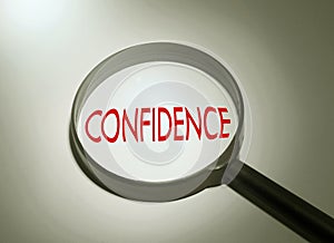 Searching confidence photo