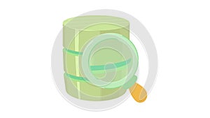 Searching database icon animation