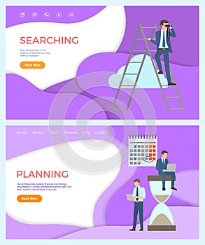 Searching, Web Development, Planning Optimization