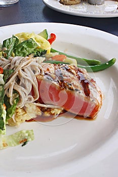 Seared Ahi Tuna and Soba Salad