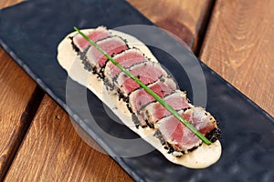 Seared Ahi Tuna Steaks