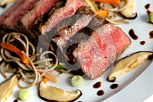 Seared japanese beef