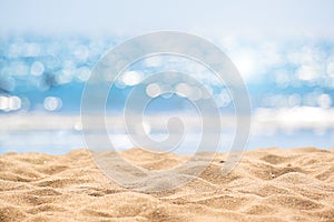 Seascape abstract beach background.