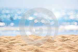 Seascape abstract beach background. photo