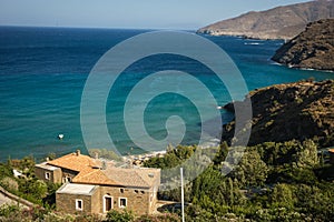 Seascape on Andros island, Greece