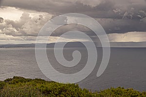 Seascape during an approaching storm