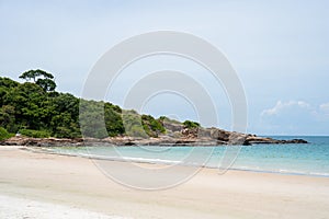 Seascape and blue sky in summer at Ko Samet, Rayong, Thailand