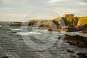 A Seascape of Buchan Ness Coast, Boddan,Aberdeenshire,Scotland,UK