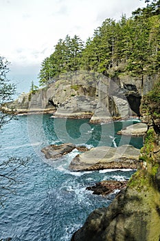 Seascape in cape flattery