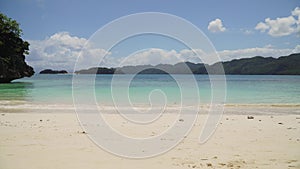 Seascape of Caramoan Islands, Camarines Sur, Philippines.