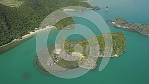 Seascape of Caramoan Islands, Camarines Sur, Philippines.