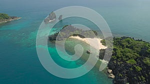 Seascape of Caramoan Islands, Camarines Sur, Philippines.