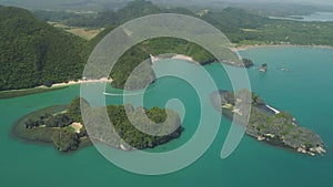 Seascape of Caramoan Islands, Camarines Sur, Philippines.