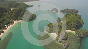 Seascape of Caramoan Islands, Camarines Sur, Philippines.