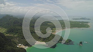 Seascape of Caramoan Islands, Camarines Sur, Philippines.