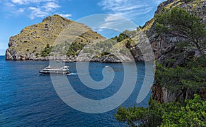 Seascape coast of the island of Mallorca