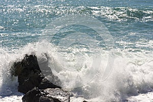 Seascape on the coast of Varazze