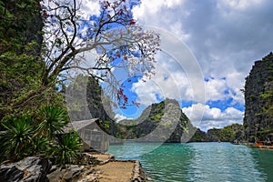 Seascape of Coron Island, Philippines