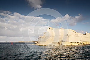 Seascape of the Grand Harbour in Malta