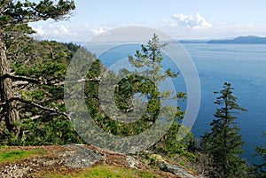 Seascape in gulf islands national park