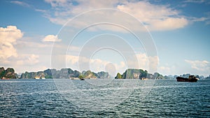 Seascape of Ha Long Bay photo