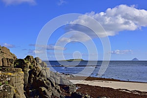 Seascape of Island of the Firth of Clyde, Scotland