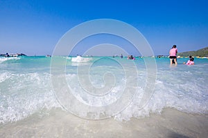 Seascape of Koh Larn island, Thailand