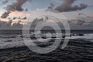 seascape from Las Palmas de Gran Canaria at sunset