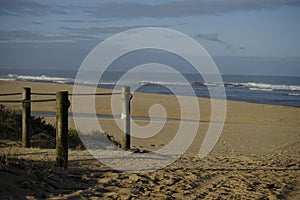 Seascape at  LeÃ§a da Palmeira Aterro beach