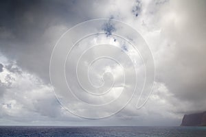 Seascape of Madeira in Portugal