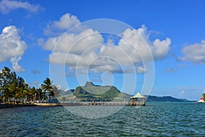 Seascape in Mahebourg, Mauritius