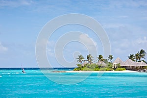 Seascape of maldives resort