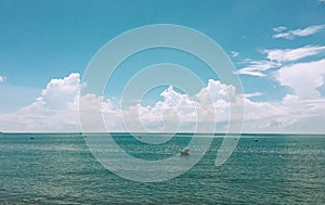 Seascape of Mui Ne town in Phan Thiet, Vietnam