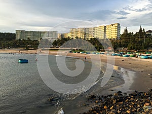 Seascape of Mui Ne town in Phan Thiet, Vietnam