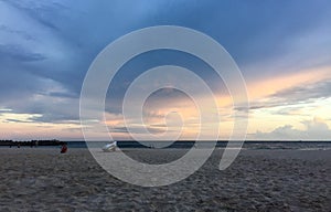 Seascape of Mui Ne town in Phan Thiet, Vietnam