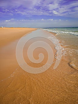 Seascape near Comporta in Portugal