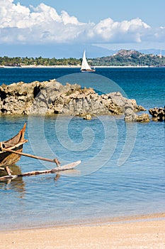 Seascape near Nosy Be island