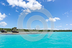 Seascape of Pines Island, new caledonia