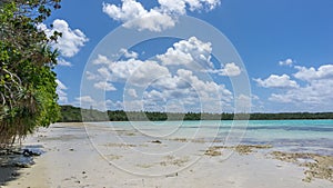 Seascape of Pines Island, new caledonia